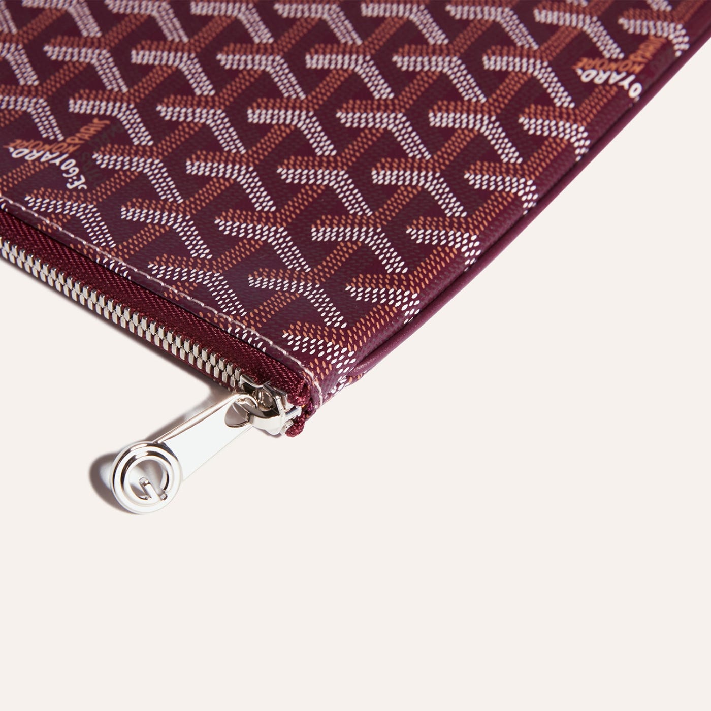 Goyard Senat MGM Pouch Burgundy - Image 3